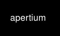 Run apertium in OnWorks free hosting provider over Ubuntu Online, Fedora Online, Windows online emulator or MAC OS online emulator