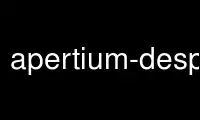 Run apertium-despptx in OnWorks free hosting provider over Ubuntu Online, Fedora Online, Windows online emulator or MAC OS online emulator