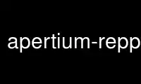 Run apertium-repptx in OnWorks free hosting provider over Ubuntu Online, Fedora Online, Windows online emulator or MAC OS online emulator