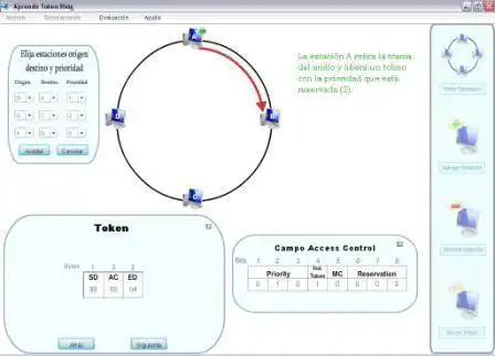 Download web tool or web app Aprenda Token Ring to run in Linux online