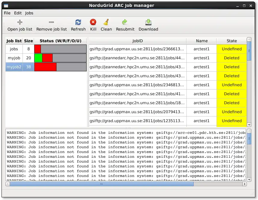 Download web tool or web app ARC Graphical Clients