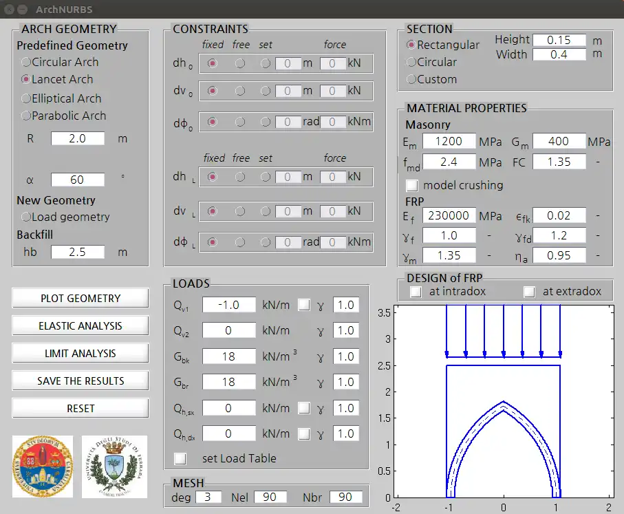 Download web tool or web app ArchNURBS