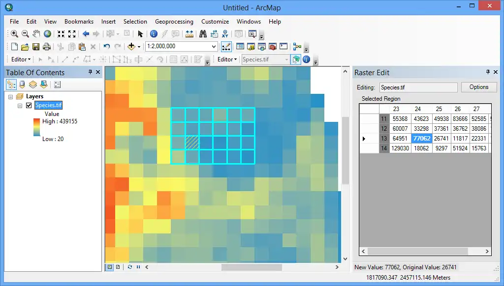 Download web tool or web app ArcMap Raster Edit Suite to run in Linux online