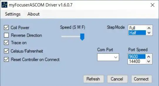 Download web tool or web app Arduino ASCOM Focuser Pro DIY to run in Windows online over Linux online