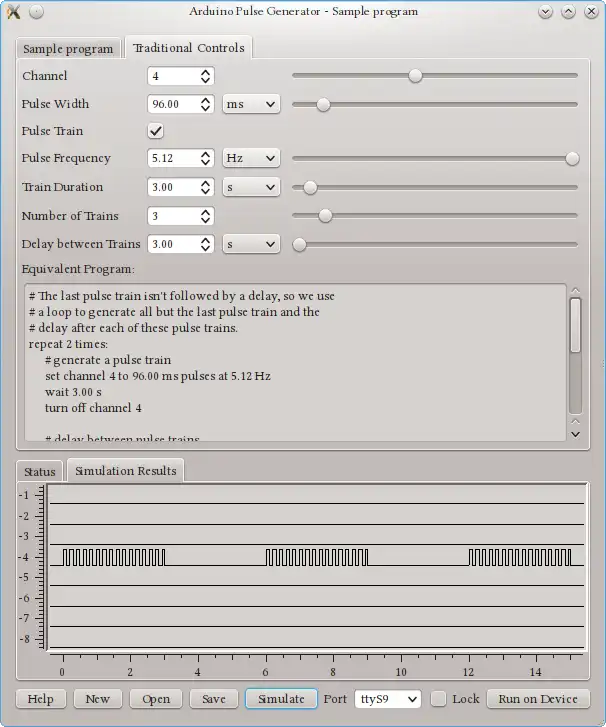 Download web tool or web app ArduinoPulseGenerator to run in Linux online