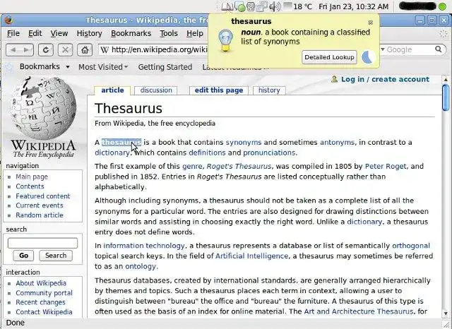 Download web tool or web app Artha ~ The Open Thesaurus to run in Linux online