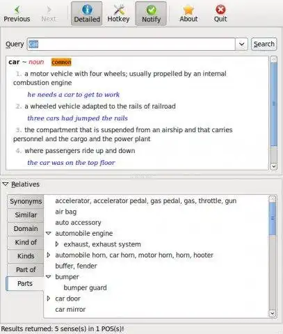 Download web tool or web app Artha ~ The Open Thesaurus to run in Linux online