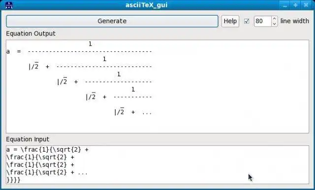 Download web tool or web app asciiTeX to run in Windows online over Linux online