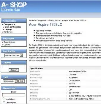 Download web tool or web app A-shop (new)