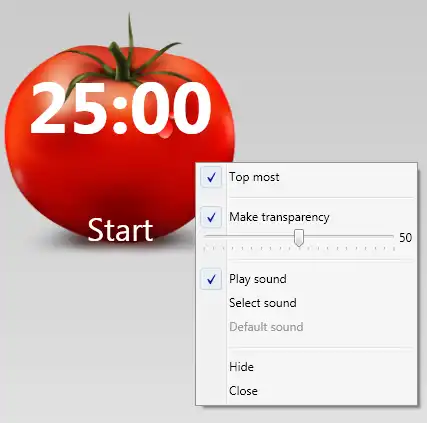 Download web tool or web app A simple Pomodoro timer