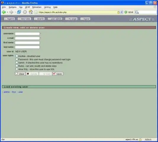 Download web tool or web app aspect