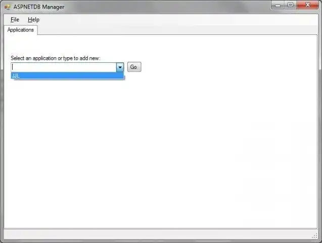 Download web tool or web app ASPNETDB Roles and Users Manager