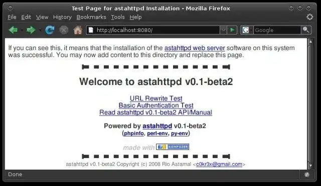 Download web tool or web app astahttpd web server