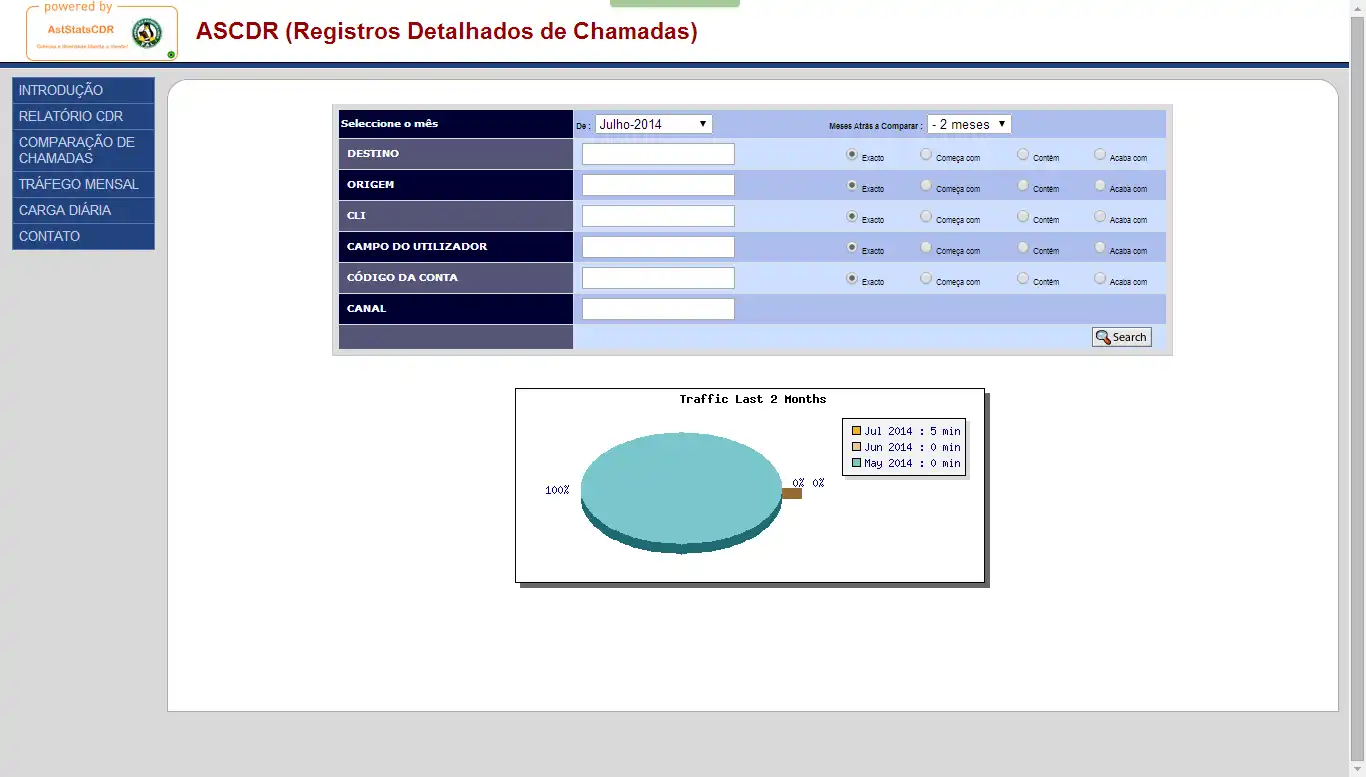 Download web tool or web app AstCDR