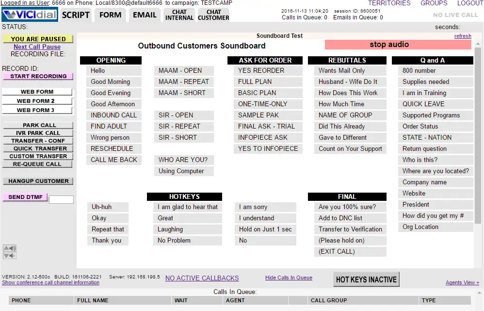 Download web tool or web app Asterisk GUI client, VICIdial