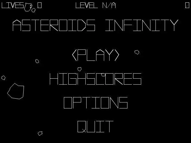 Download web tool or web app Asteroids Infinity