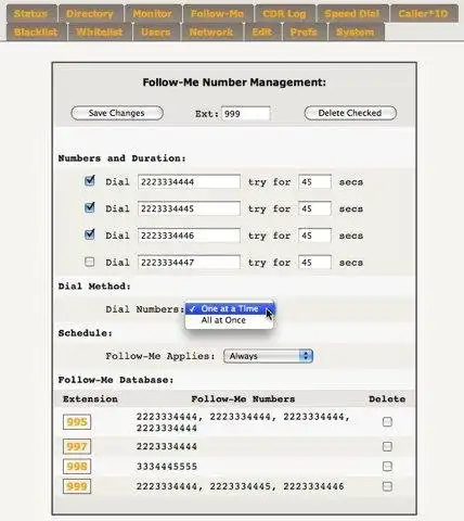 Download web tool or web app AstLinux