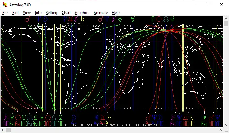 Download web tool or web app Astrolog astrology calculator to run in Windows online over Linux online