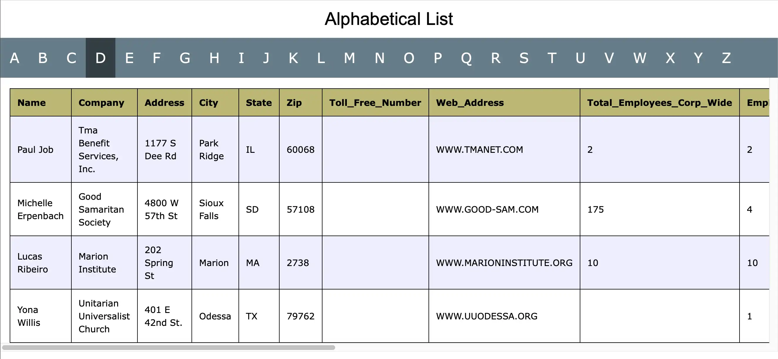 Download web tool or web app A to Z EASY Webpage Design for Data