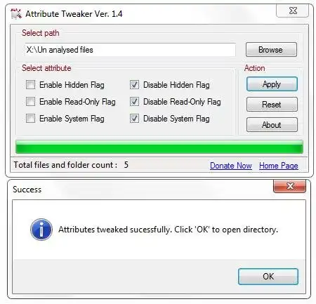 Download web tool or web app Attribute Tweaker