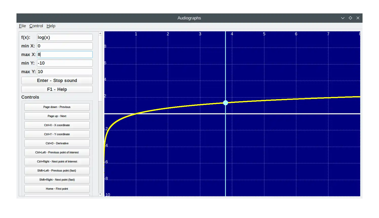 Загрузите веб-инструмент или веб-приложение Audiographs