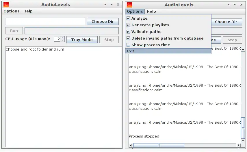 Download web tool or web app AudioLevels