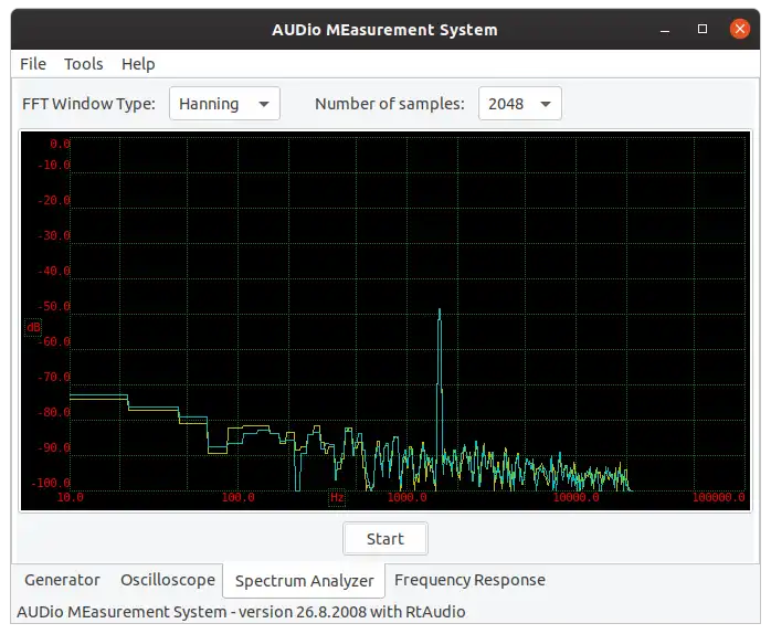 Download web tool or web app AUDio MEasurement System to run in Linux online