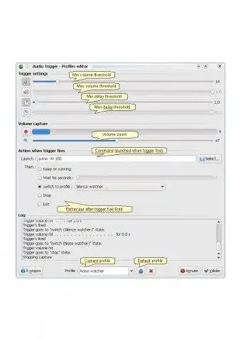 Download web tool or web app Audio Trigger