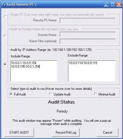 Download web tool or web app AuditISX