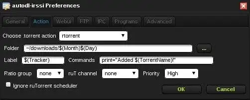 Descargar la herramienta web o la aplicación web autodl-irssi