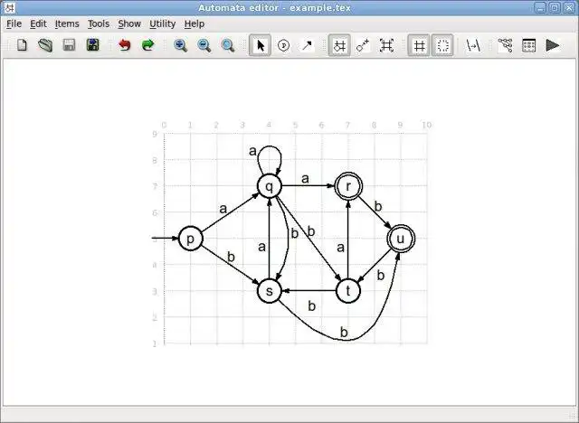 Download web tool or web app Automata editor to run in Windows online over Linux online