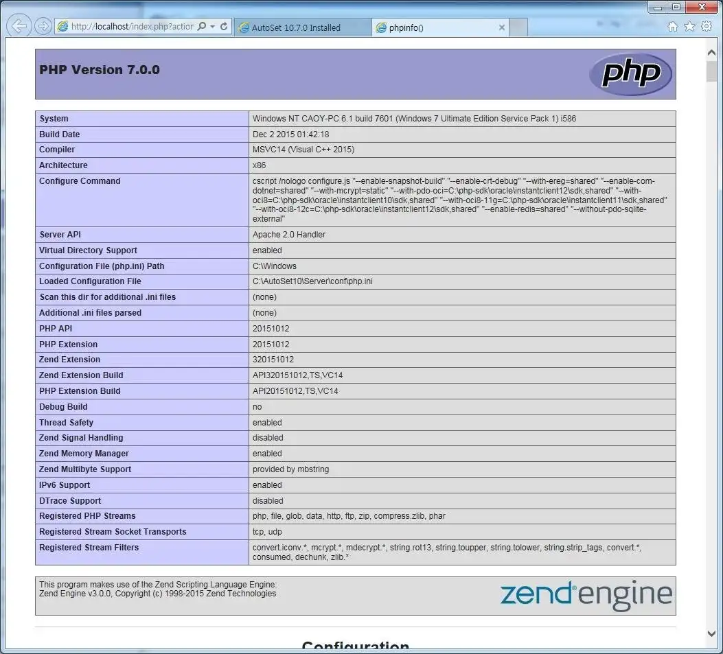 Download web tool or web app AutoSet