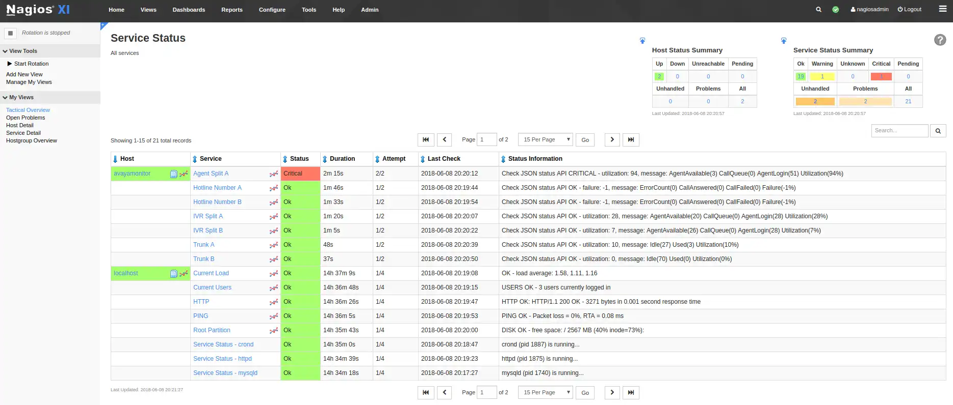 Download web tool or web app Avaya Monitoring Tool