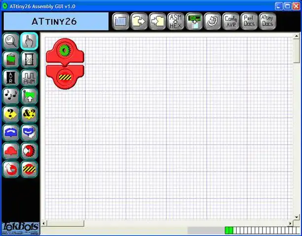 Download web tool or web app AVR Attiny26 Visual Programmer to run in Windows online over Linux online