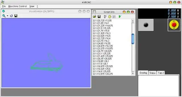 Download web tool or web app AVR-CNC to run in Windows online over Linux online