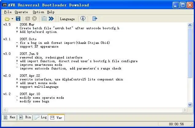 Unduh alat web atau aplikasi web AVR Universal Bootloader (AVRUB)