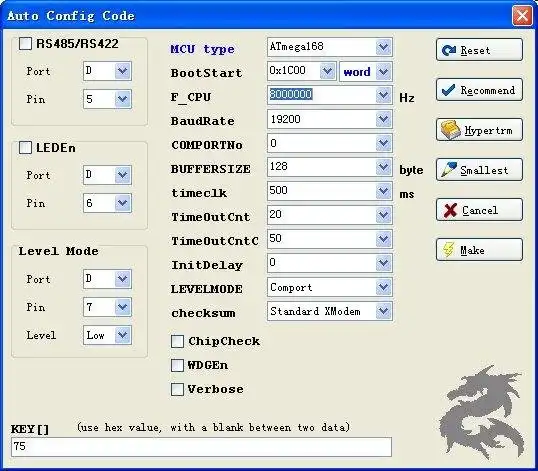 Unduh alat web atau aplikasi web AVR Universal Bootloader (AVRUB)