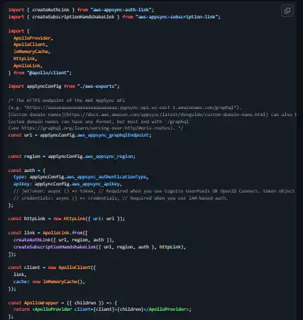 قم بتنزيل أداة الويب أو تطبيق الويب AWS AppSync JavaScript SDK