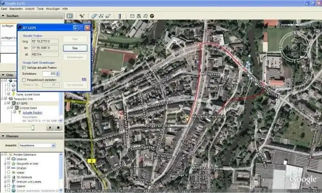 Download web tool or web app B7 Google Earth Positioning System