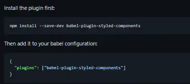 Download web tool or web app babel-plugin-styled-components