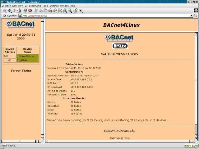 Download web tool or web app BACnet stack for Linux