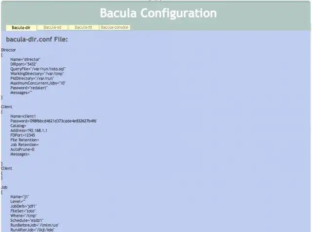 Download web tool or web app Baculaconf