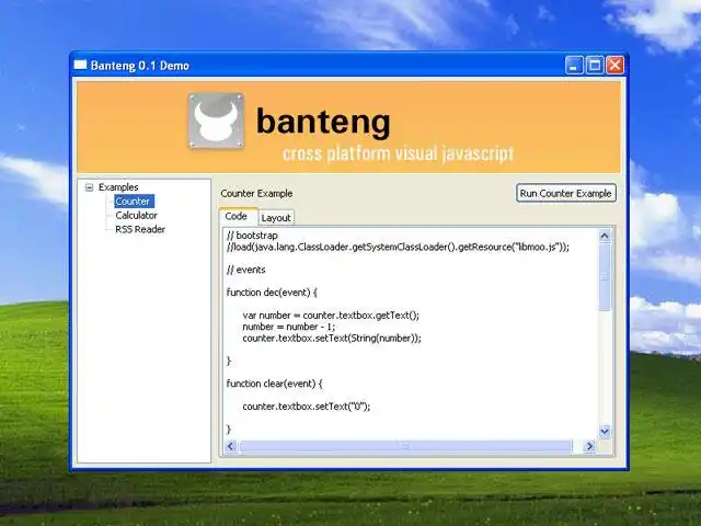 Download web tool or web app Banteng