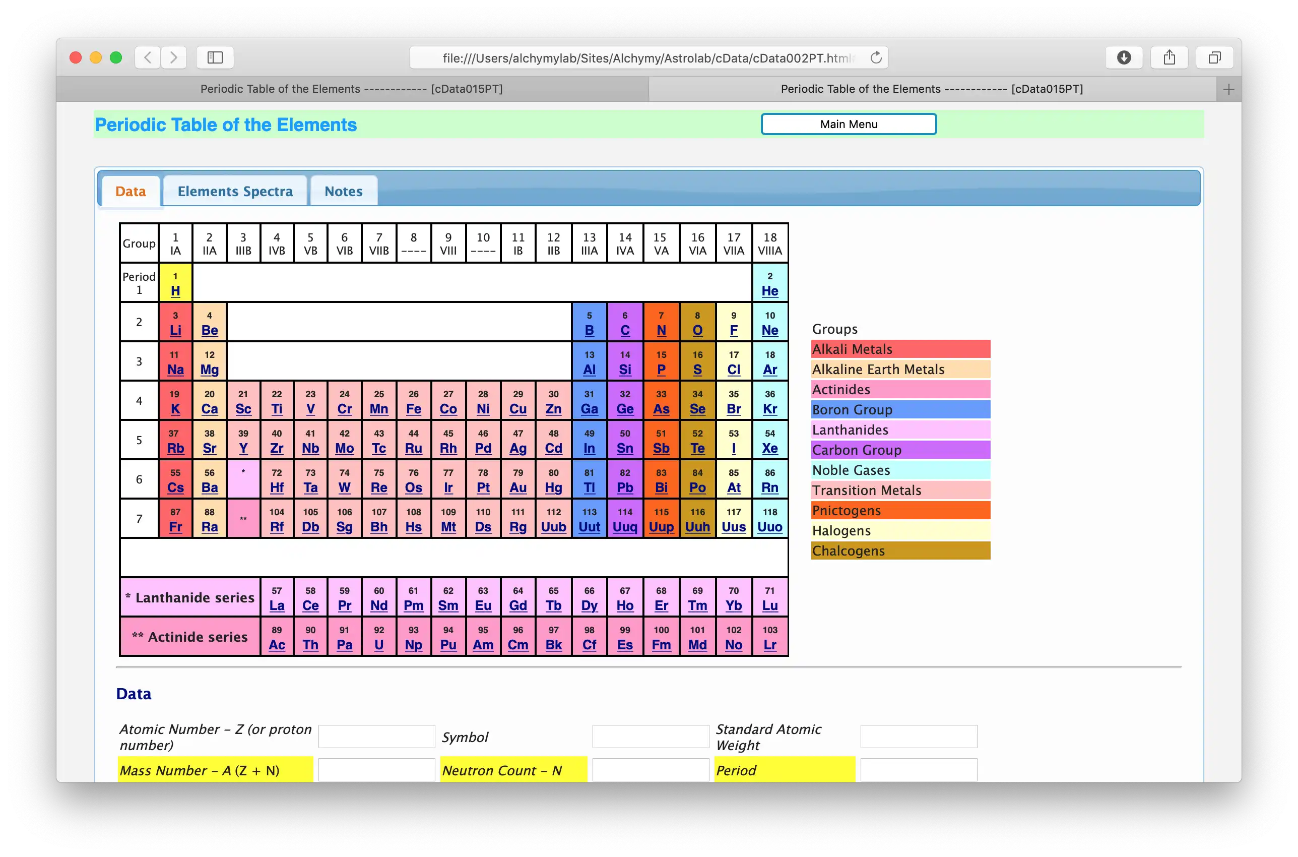 Download web tool or web app BAS - Astrolab