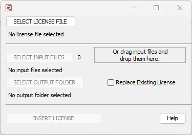 Download web tool or web app Batch Insert License