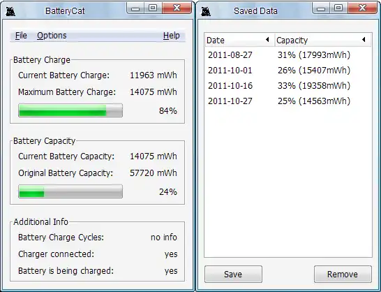 Download web tool or web app BatteryCat