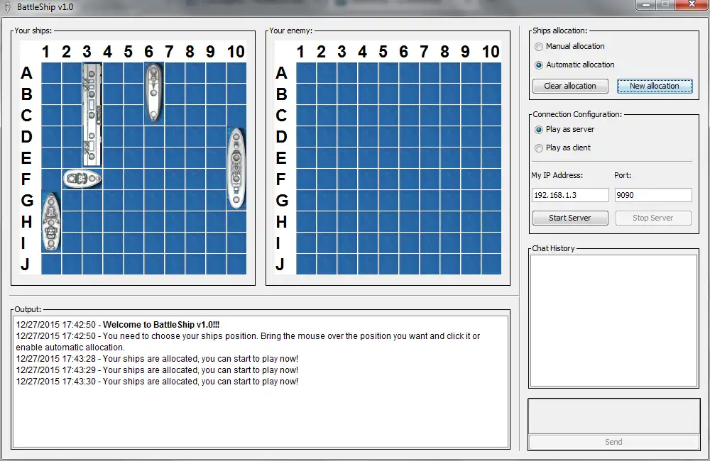 Download web tool or web app BattleShip