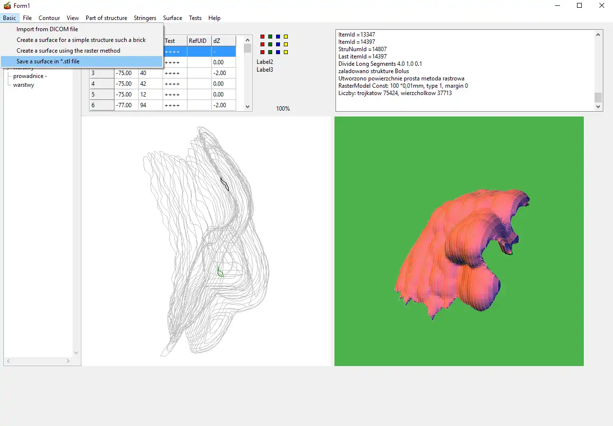 Download web tool or web app beben - DICOM to STL