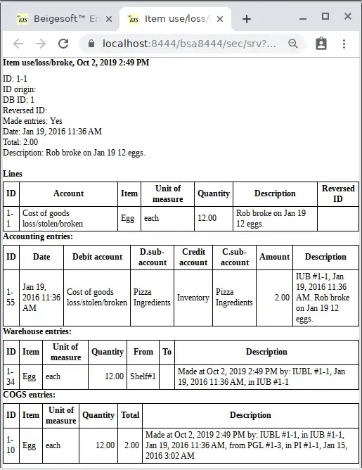 Download web tool or web app Beigesoft Enterprise Information System