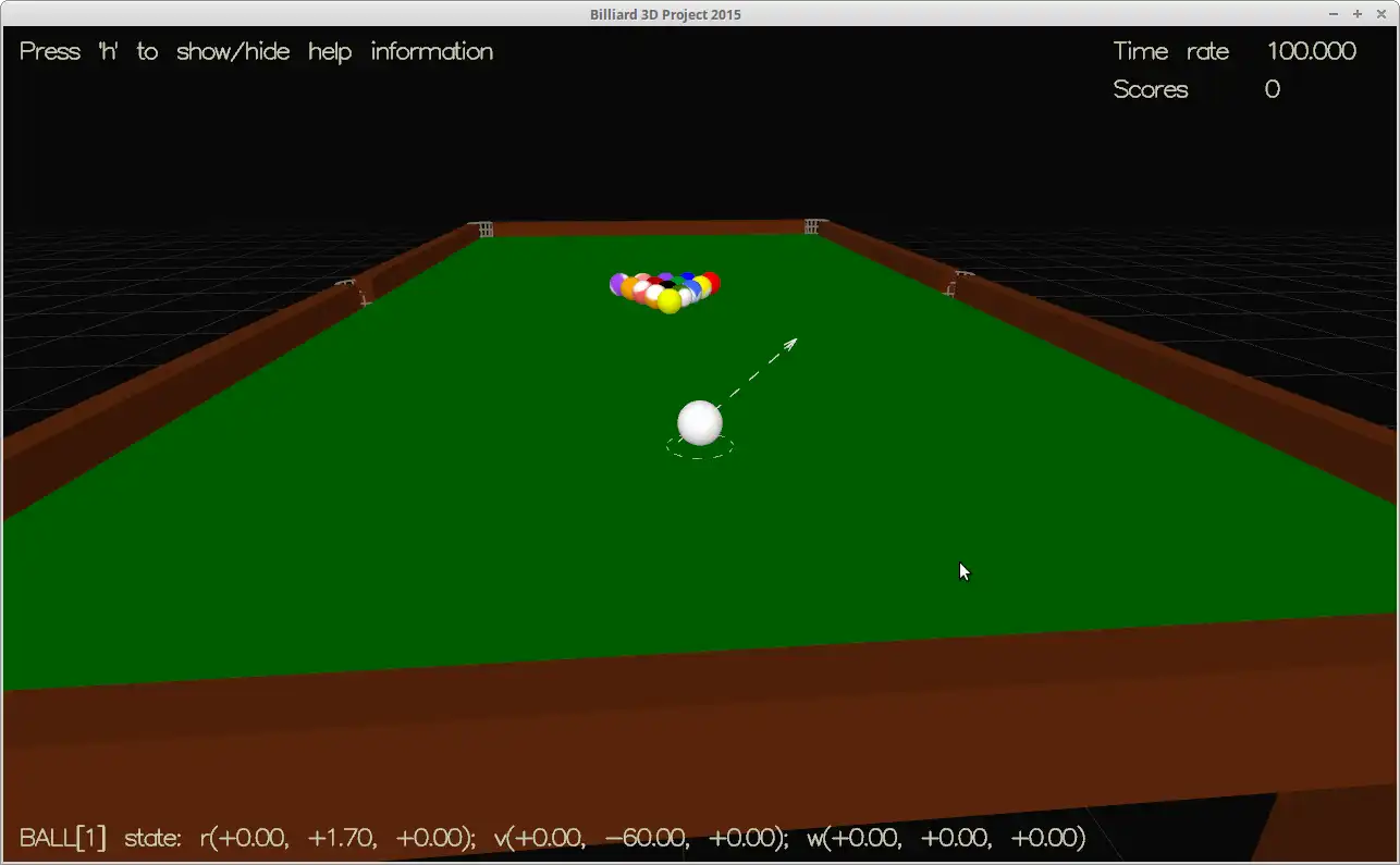 Download web tool or web app Billiard 3D Project to run in Linux online